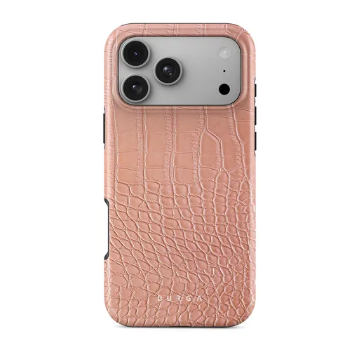 iPhone 17 Pro Max Case, Pink Croco | BURGA